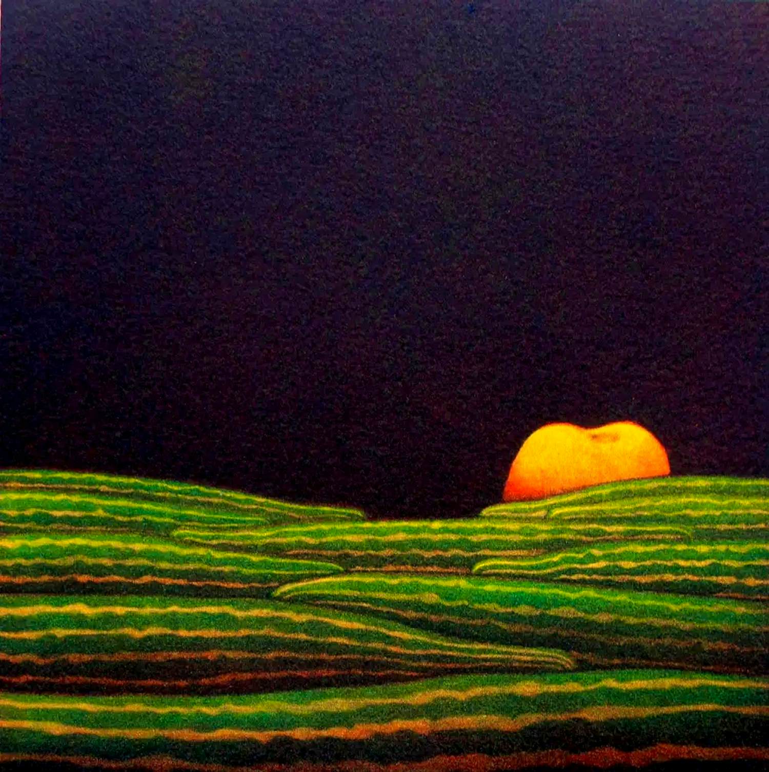 Joop Vegter - Ets/mezzotint: Qcumberland - 2002 verkocht voor € 100!