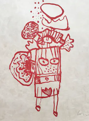 Corneille - Litho: 'Sans titre (Femme de Nuit et d'aube)' (1967) kopen? Bied vanaf 200!