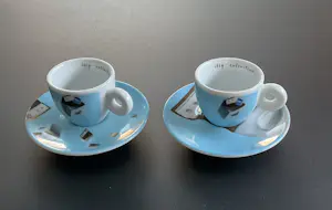 Acheterilly Art Collection - Vier ILLY espresso kop-en-schotels? Enchérissez de 28!
