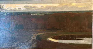 Derk Wiggers - Landschap bij Nijmegen kopen? Bied vanaf 250!