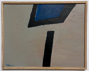 Phil Grisel - 71 XI, olieverf op schilderkarton (ingelijst) kopen? Bied vanaf 150!