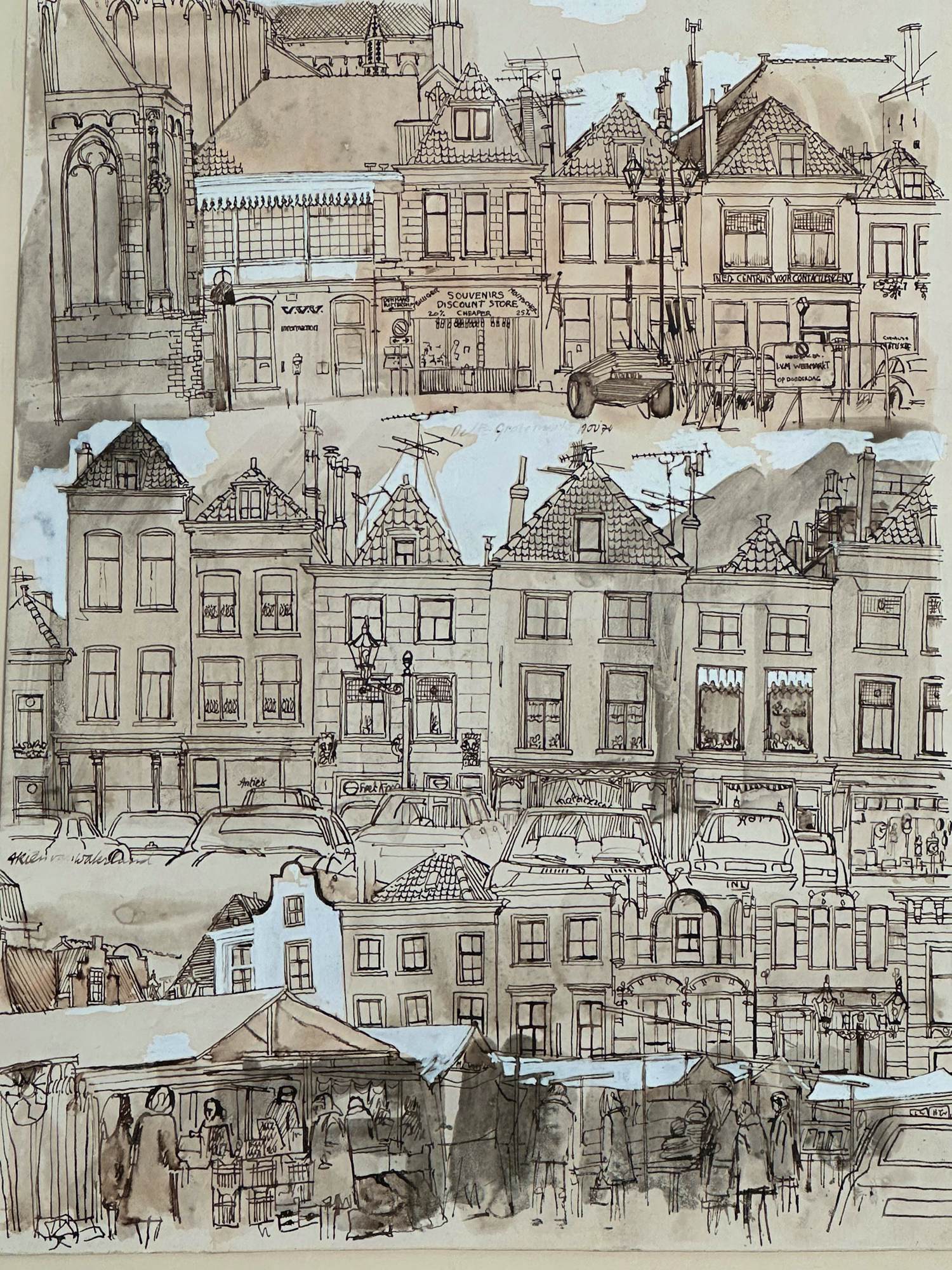 Arien van Waterland - Delft, Grote Markt Nov '74 kopen? Bied vanaf 49!