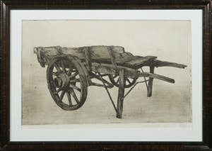 Ton van Os - Ets, Handkar - Ingelijst kopen? Bied vanaf 35!