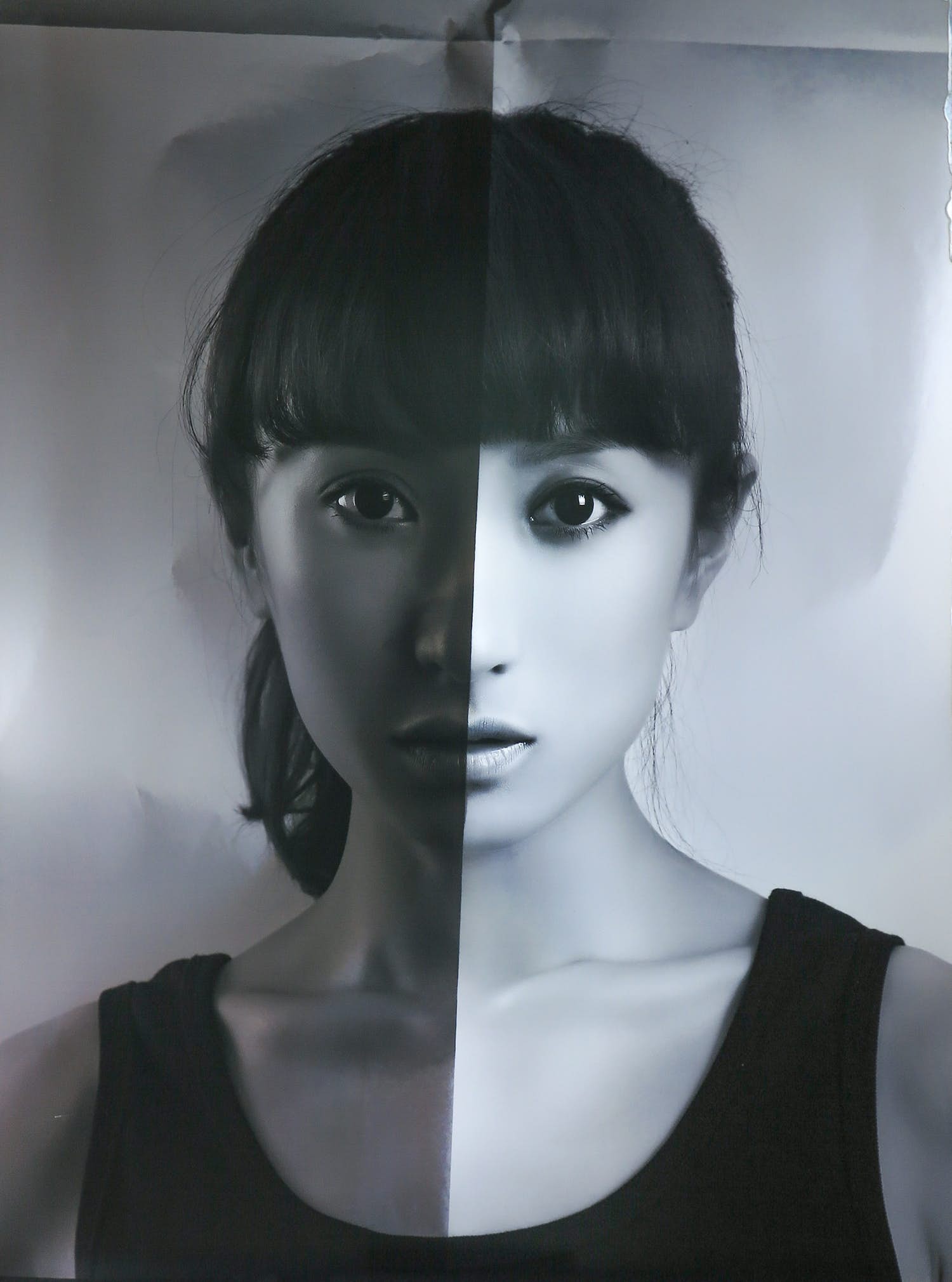 Eric Guo - Foto op alubond, Facing each other VII - Ingelijst (Zeer groot) verkocht voor € 100!