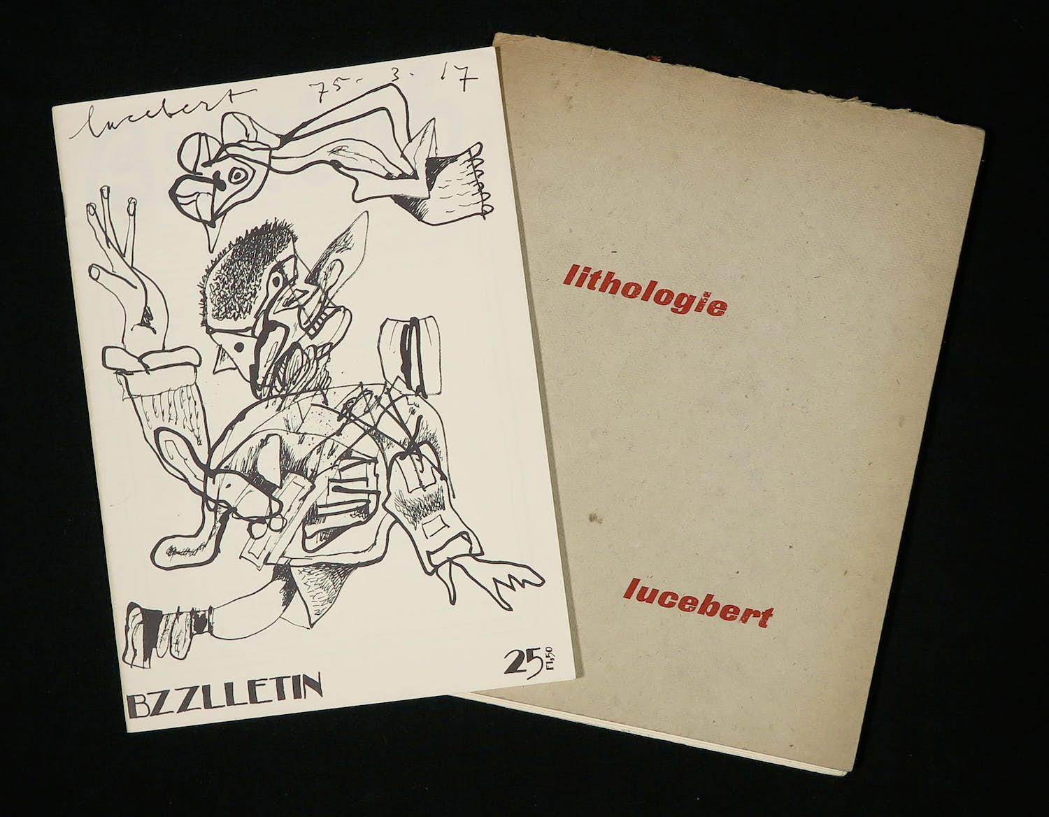 Lucebert - Lithologie - Tien Gedichten en Tien Litho's + exemplaar van Bzzlletin no. 25 kopen? Bied vanaf 1!
