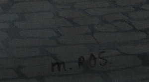 Mari Ros - Olieverf op board, Buitenpoort - Ingelijst kopen? Bied vanaf 1!