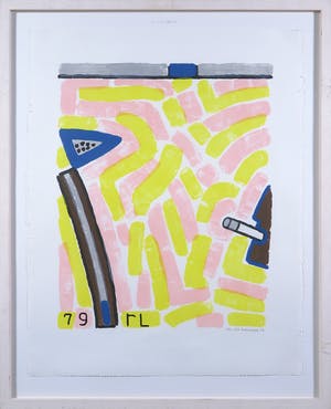 Reinier Lucassen - Litho, Zonder titel - ingelijst kopen? Bied vanaf 80!