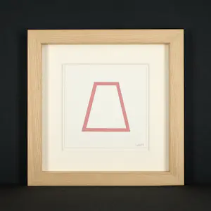 Sol LeWitt - Seltene Siebdruck „Five Geometric Figures in Five Colors“ - fachmännisch gerahmt kopen? Bied vanaf 980!