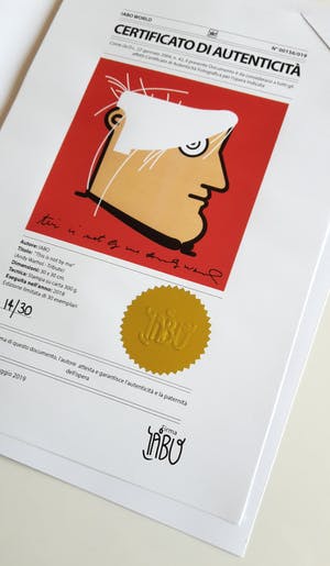 IABO - “This is not by me" (Andy Warhol tribute) – handgesigneerd – genummerd - COA kopen? Bied vanaf 100!