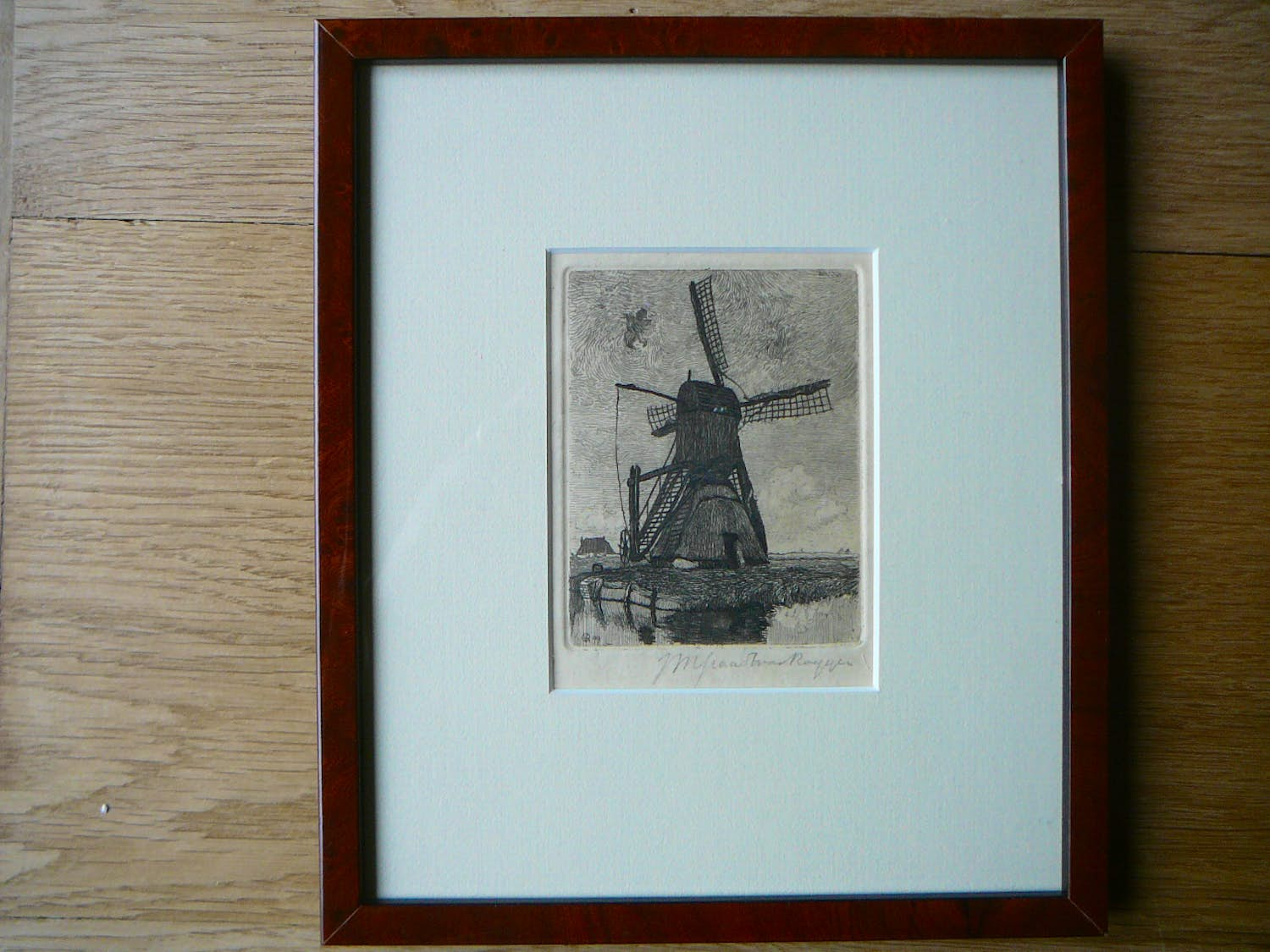 Johannes Graadt van Roggen - Watermolen bij Schoorl sold for € 70!