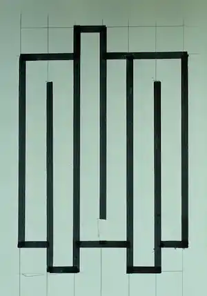 Siep van den Berg - TEKENING, Pen, abstract# ca. 1990, mint verkauft für € 49!