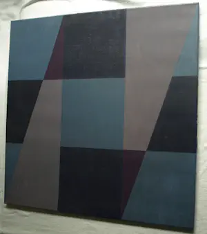 George Degenhart - Acrylverf op doek , Abstracte voorstelling - 80 x 80 cm. – 2011 kopen? Bied vanaf 80!