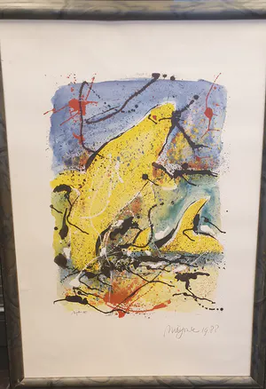 Nic Jonk - Abstract werk kopen? Bied vanaf 20!