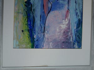 Niet of onleesbaar gesigneerd - Ingelijst, olieverf op papier , Dame - 1997 kopen? Bied vanaf 1!