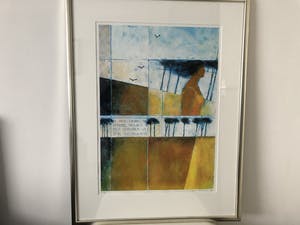 Magda Luttikhuizen - Zeefdruk, Zonder titel - Ingelijst kopen? Bied vanaf 50!