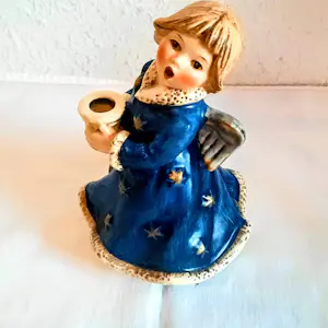 Porzellanfabrik W. Goebel - Engel Figur Keramik Spieluhr HX328 von 1965 spielt Stille Nacht Höhe 17 cm kopen? Bied vanaf 70!