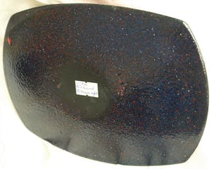 Richard Braun - Geëmailleerd schaaltje van staal – Hoogovens 50 jaar - 1968 kopen? Bied vanaf 10!