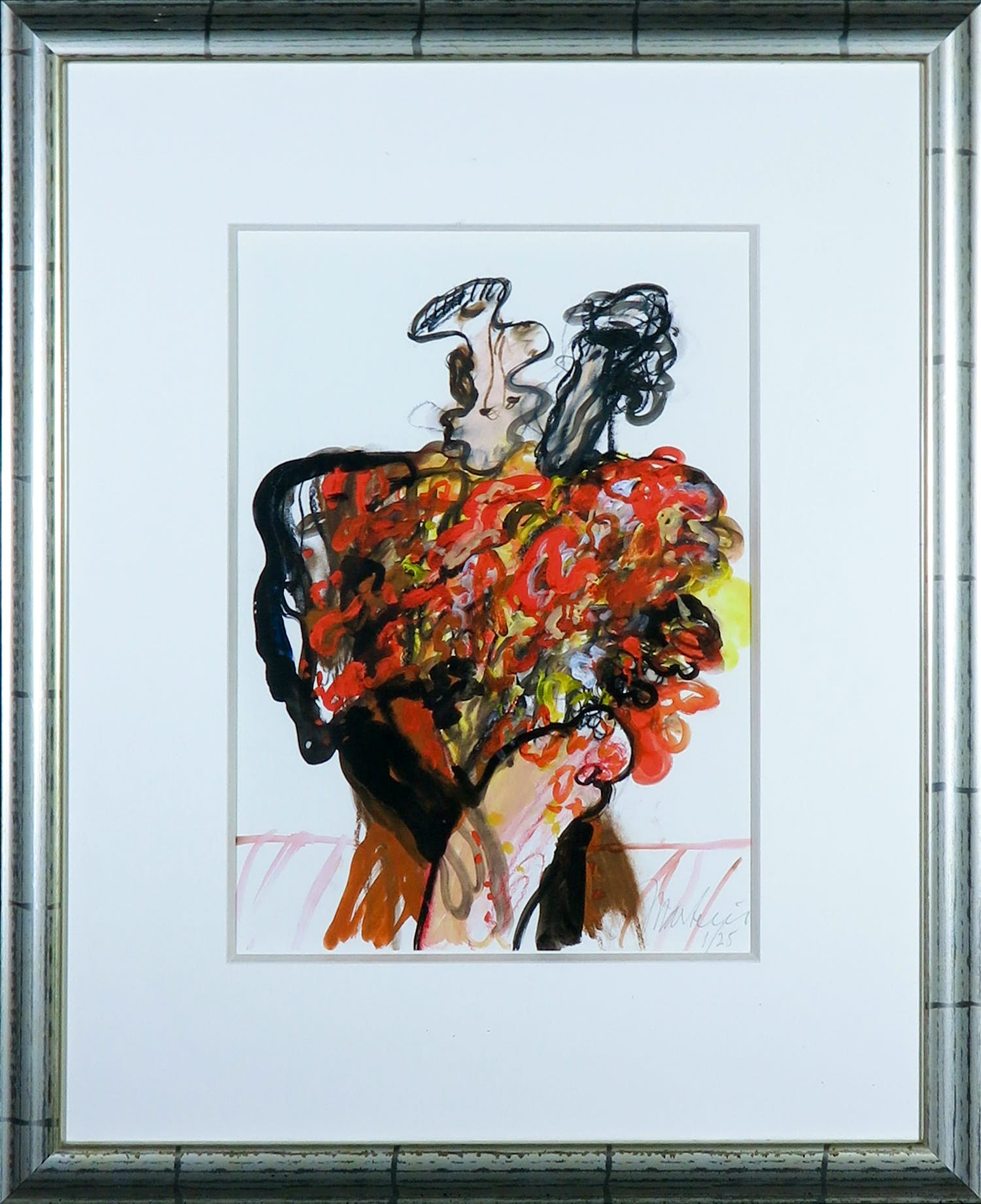 Anton Martineau - Tango, Ingelijst kopen? Bied vanaf 70!