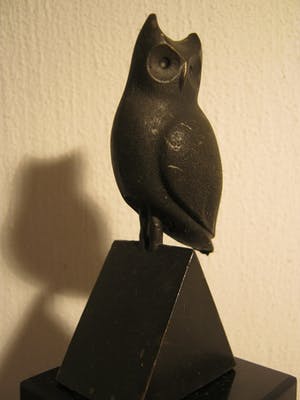 Brons (Onbekend) - Sculptuur van een uiltje kopen? Bied vanaf 40!