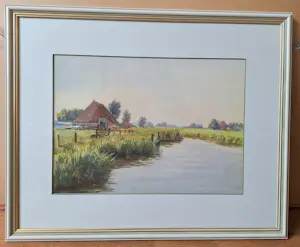Jan Eversen - (1906-1995) Vaart bij Workum kopen? Bied vanaf 89!