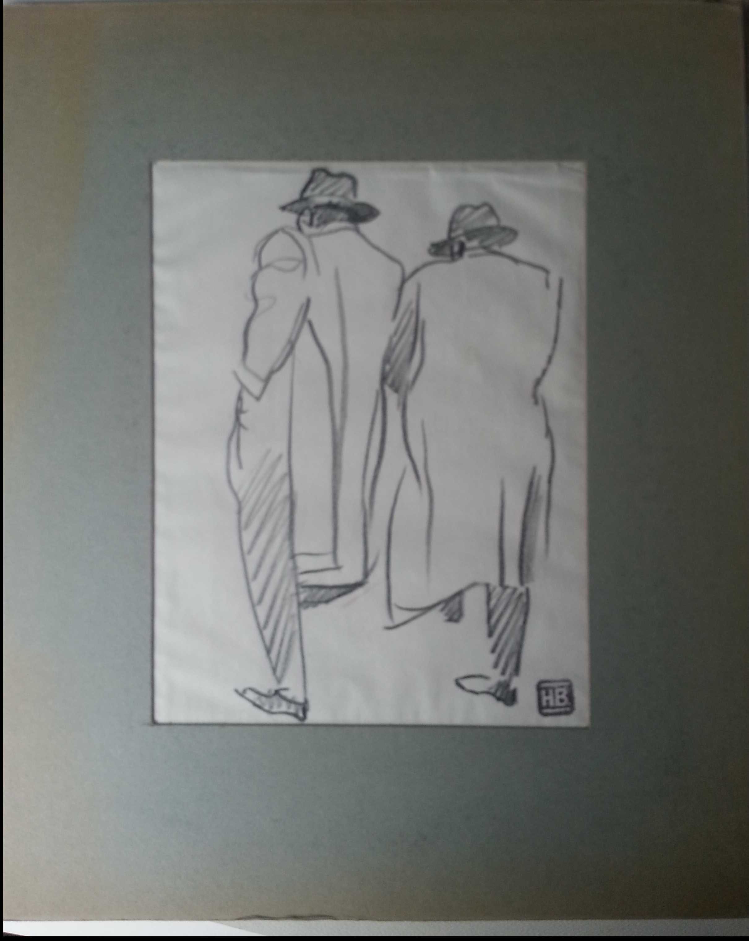 Herman Bieling - 7x Schetsen op papier kopen? Bied vanaf 1!