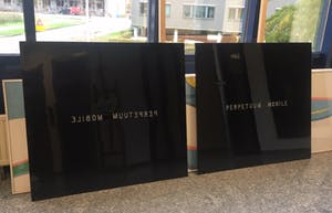 Dirk Muller - Tweeluik hout met kunststof, Perpetuum Mobile (Groot) kopen? Bied vanaf 1!