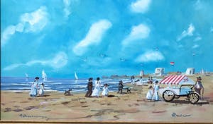 Henk Poeder - Strand bij scheveningen kopen? Bied vanaf 129!