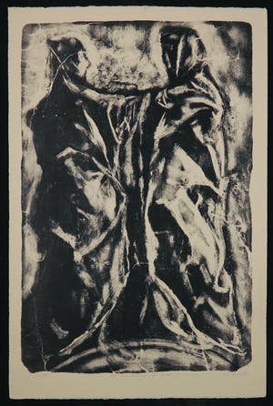Chris Buursen - Karel Slingervoet en onbekend, Lot van vier litho's kopen? Bied vanaf 1!