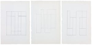 Siep van den Berg - Lot van drie abstracte composities kopen? Bied vanaf 1!