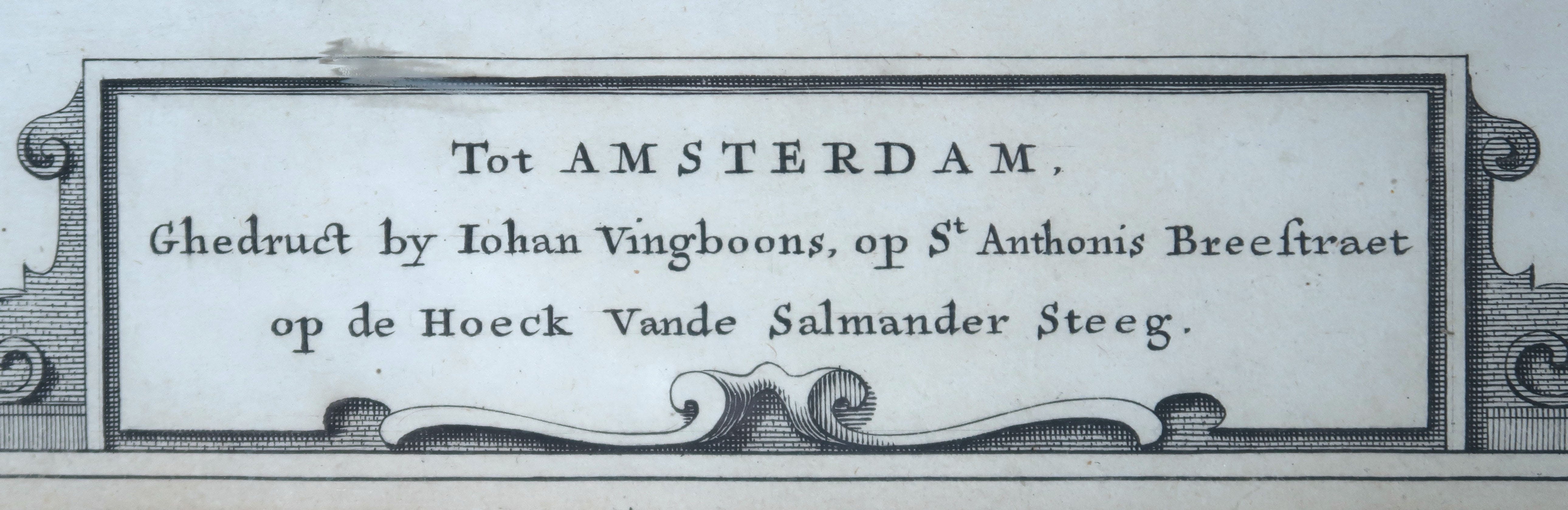 Johannes Vinckboons - Gravure, Hoogheemraedtschap van Schielandt (Rotterdam) - Ingelijst (Zeer groot) kopen? Bied vanaf 400!