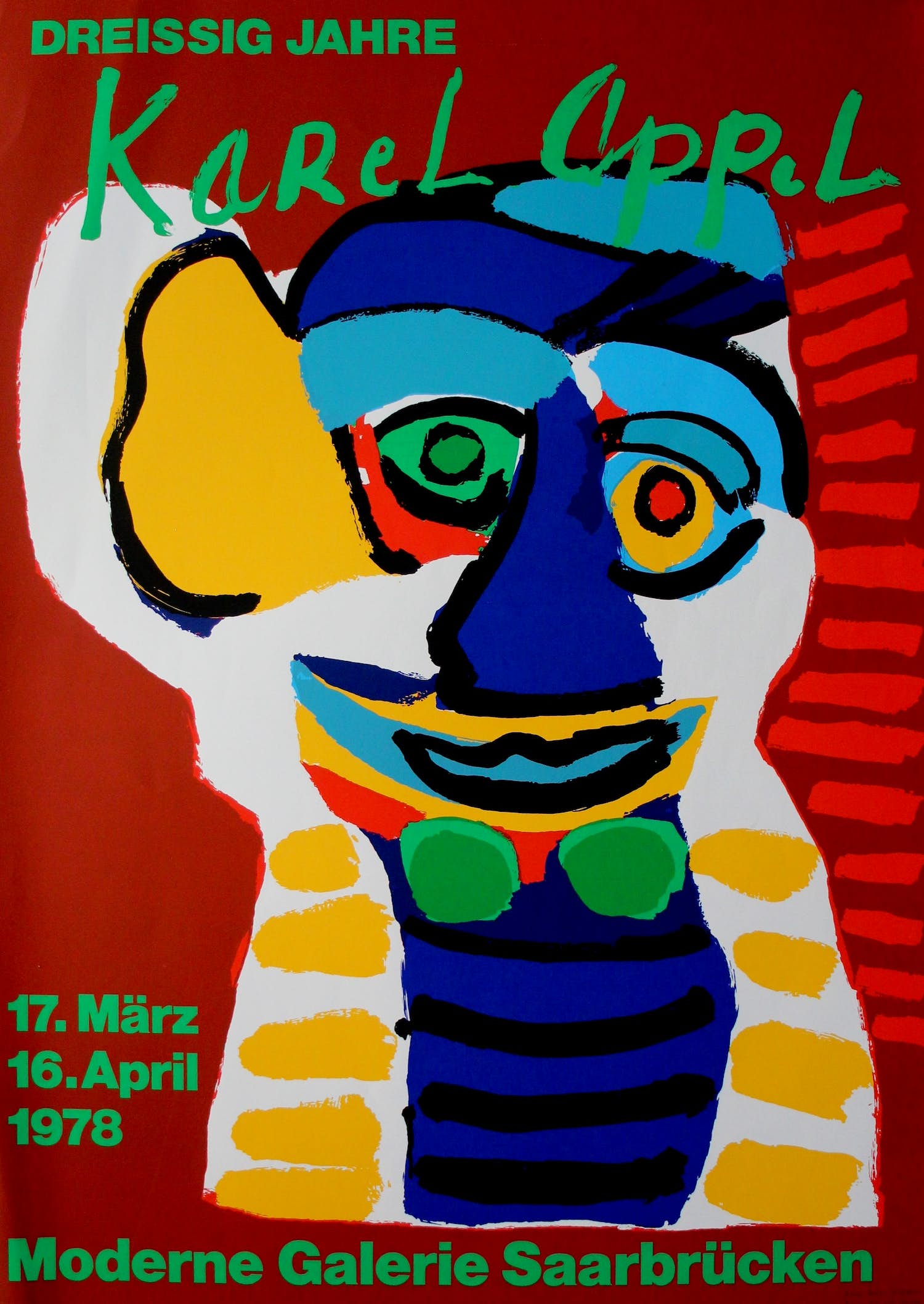 Karel Appel - Zeefdruk: Saarbrücken kopen? Bied vanaf 10!