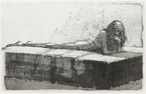 Adolfo Ramon Torcal - Ets, Z.T. (Liggend figuur) kopen? Bied vanaf 1!