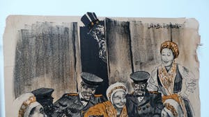 Niet of onleesbaar gesigneerd - 2 karikaturen - Jan Sluijters kopen? Bied vanaf 1!