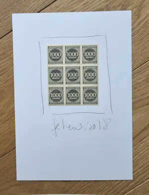 Jan Henderikse - Museum Labels - 8 Unieke Gesigneerde werken - 2018 - 21 x 15 cm per stuk kopen? Bied vanaf 495!