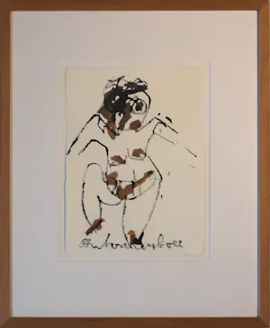 Anton Heyboer - handgesigneerd naakt - aquarel en inkt - in zeer goede staat kopen? Bied vanaf 75!