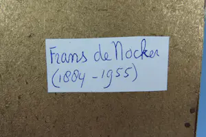 Frans de Nocker - Strandgezicht met paard en wagen kopen? Bied vanaf 50!