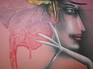 Paul Wunderlich - Tête d'une Femme kopen? Bied vanaf 30!