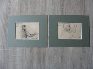 Hendrik David Schild - 2 Potloodtekeningen een van Cornelis Koppenol de andere is mijn onbekend. kopen? Bied vanaf 25!