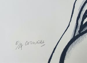 Corneille - "L’oiseau sur la tête" - Groot - Imposant ingelijst (nieuw) kopen? Bied vanaf 620!