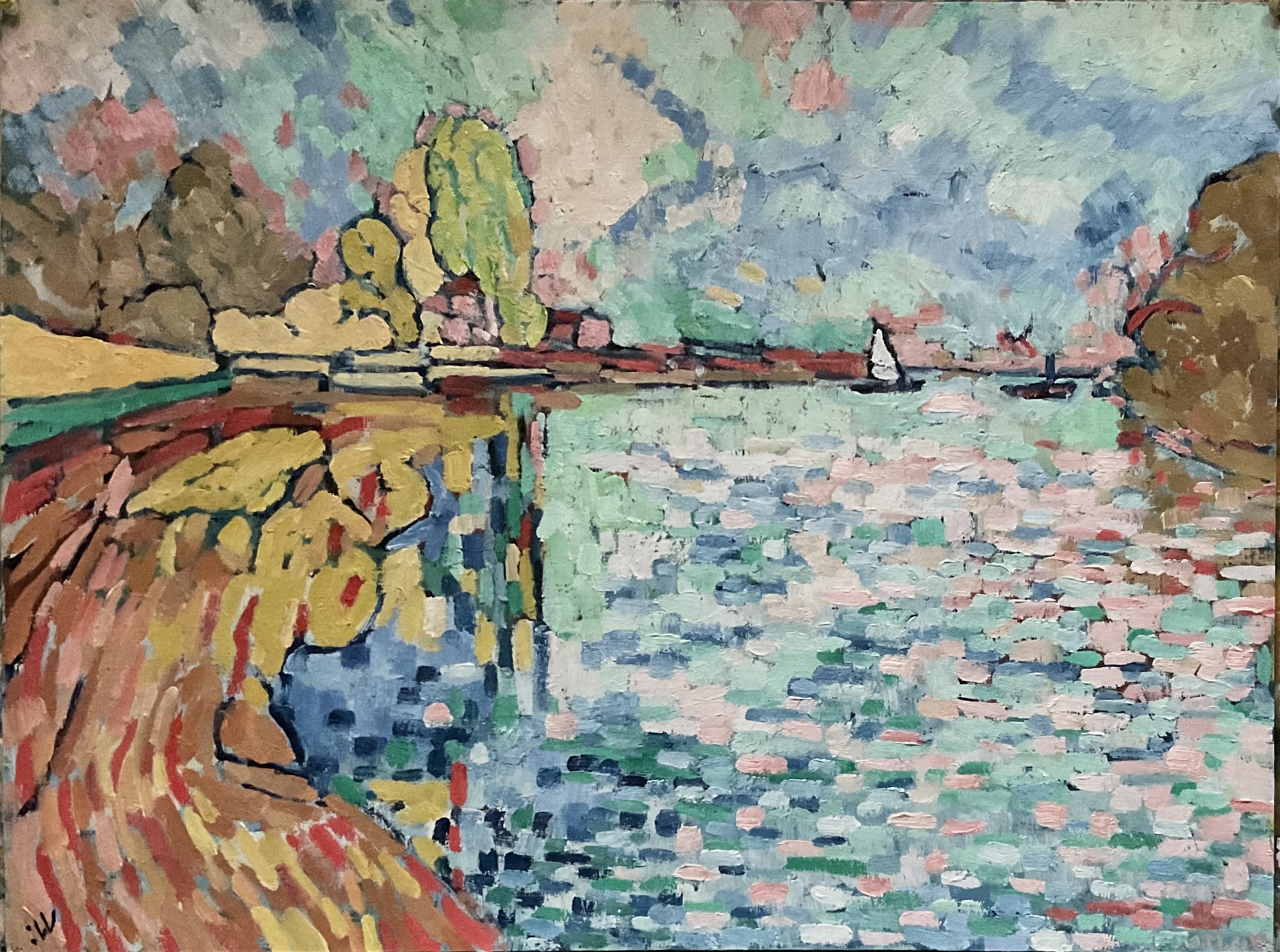 Jan Willem Versteeg - La Seine à Bougival kopen? Bied vanaf 65!