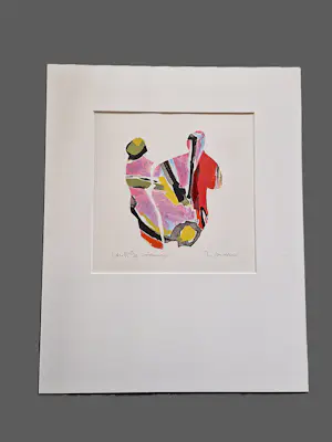 AcheterRon Gennisse - in zeer kleine HC oplage gemaakte kleuren litho "Verschuiving"? Enchérissez de 35!