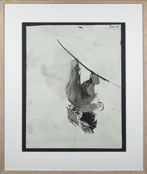 Rob Scholte - Gemengde techniek op papier, Studie - Ingelijst kopen? Bied vanaf 1!