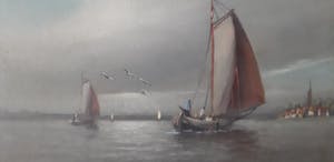 Niet of onleesbaar gesigneerd - Botters op IJSSELMEER kopen? Bied vanaf 1!