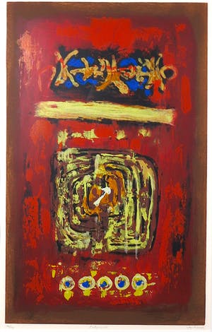 Hans Vanhorck - Labyrinth - Groot - Professioneel passe-partout - Originele galerieprijs F 1800, kopen? Bied vanaf 1!