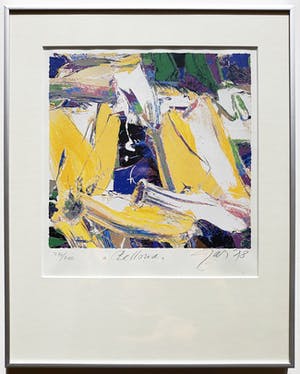 JAS - Zeefdruk. Titel, "Bellona". (mooi ingelijst) kopen? Bied vanaf 30!
