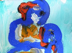 Anton Heyboer - Moeder en kind De oermoeder Taartje kopen? Bied vanaf 300!