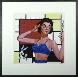 Alfred Degens - Lambdaprint, Art for Arts Sake - Ingelijst verkocht voor € 35!