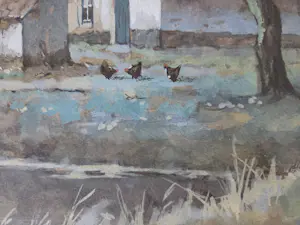 Jan van der Heijden - Plasgezicht. Boerderij. Roeiboot. kopen? Bied vanaf 69!