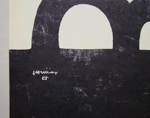 Eduardo Chillida - Chicago - 1985 - Originele tentoonstellingsposter - gesigneerd kopen? Bied vanaf 200!