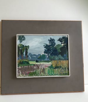 Hein Stork - Landschap bij Steenbergen kopen? Bied vanaf 100!